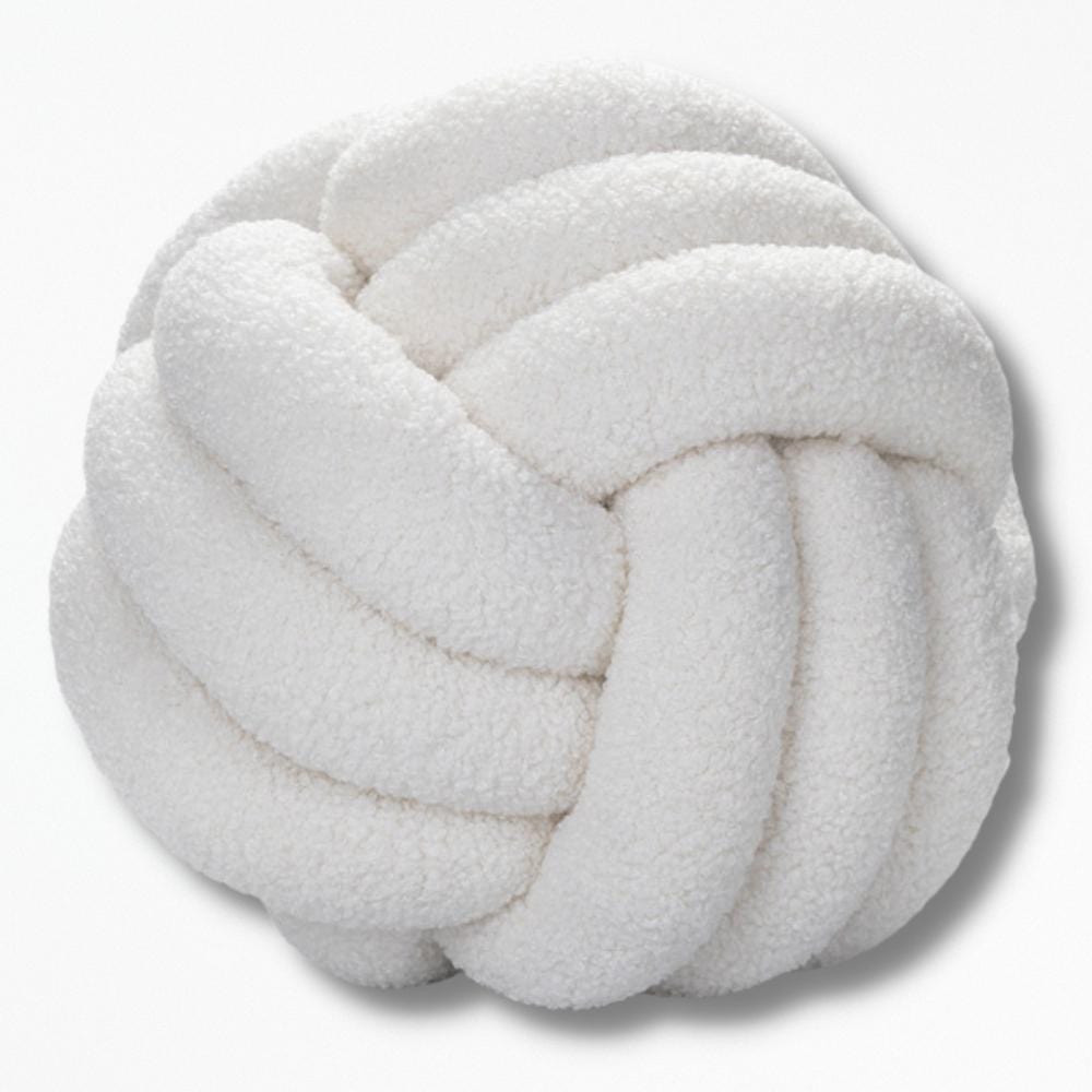 Coussin Nœud | NirvanaPillow™ 20 cm / Blanc