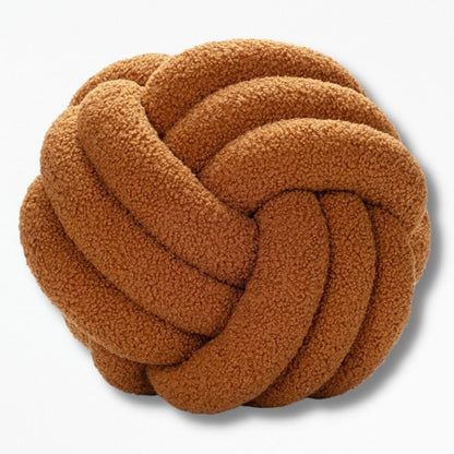Coussin Nœud | NirvanaPillow™ 20 cm / Marron