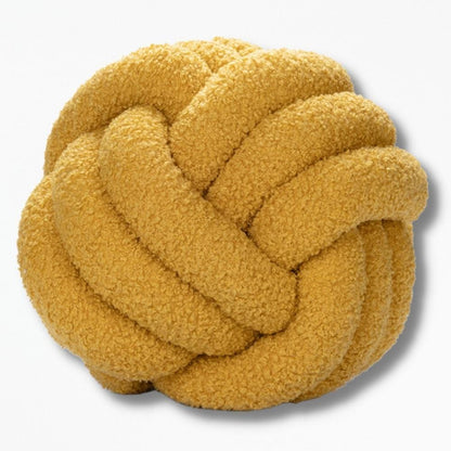Coussin Nœud | NirvanaPillow™ 20 cm / Moutarde