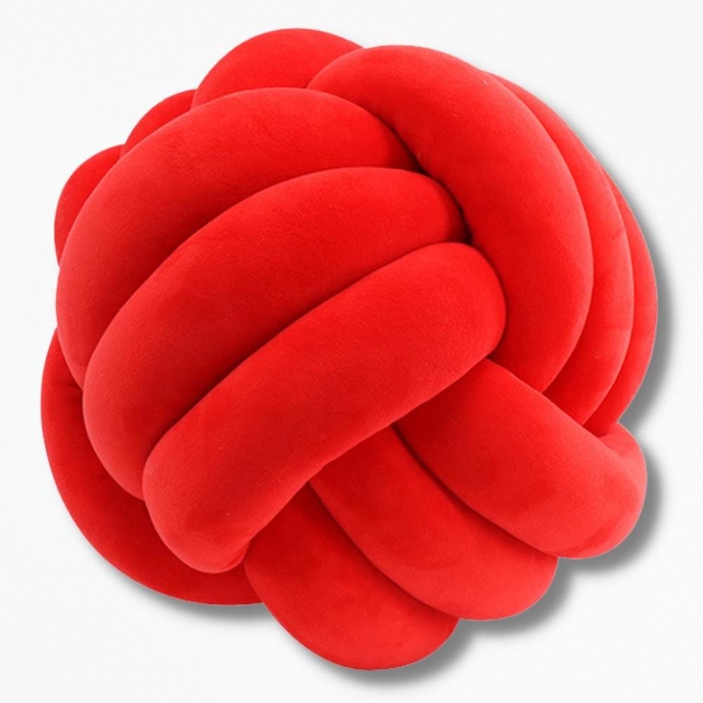 Coussin Nœud | NirvanaPillow™ 20 cm / Rouge