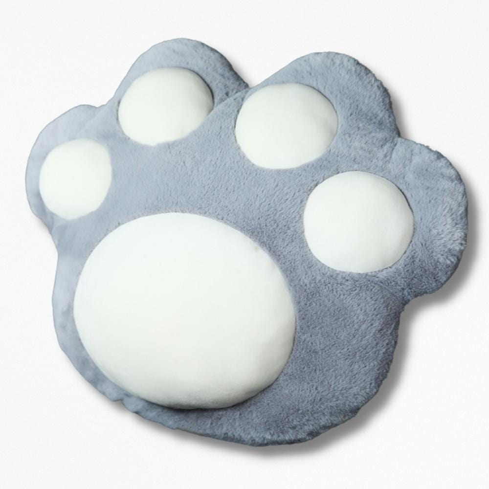 Coussin Patte de Chat | NirvanaPillow™ Gris