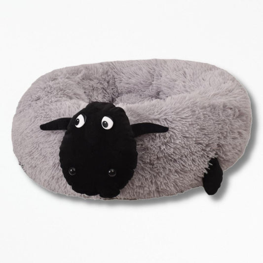 Coussin Peluche pour Chat | NirvanaPillow™ 50 cm / Gris Clair