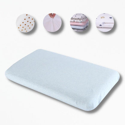 Coussin Plat Pour Bébé | NirvanaPillow™ 50x30x5 cm / Bleu Clair