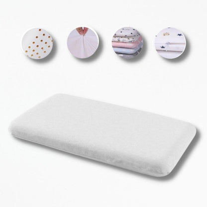 Coussin Plat Pour Bébé | NirvanaPillow™ 50x30x5 cm / Gris Clair