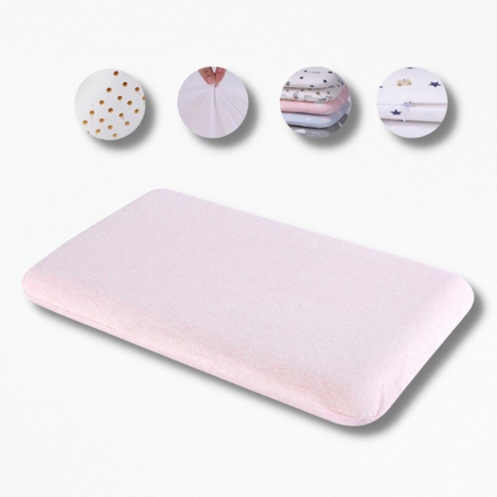 Coussin Plat Pour Bébé | NirvanaPillow™ 50x30x5 cm / Rose Clair