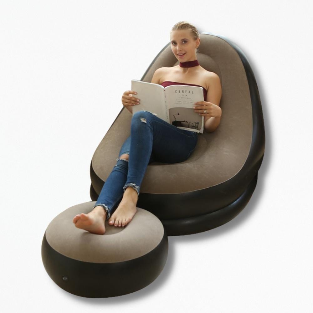 Coussin Pouf | NirvanaPillow™ 116x98x83 cm / Marron Café