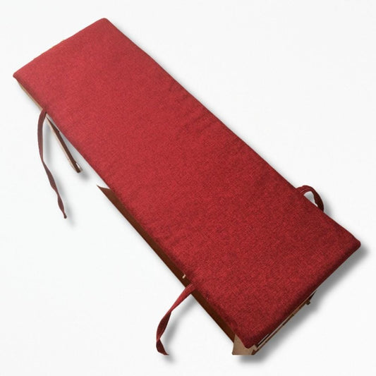Coussin | Pour Banc Intérieur 100x30x2cm / Rouge
