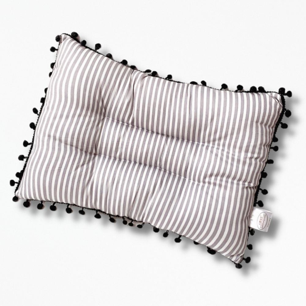Coussin | Pour bébé fille 30 x 50 cm / Gris Clair