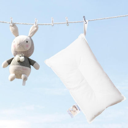 Coussin pour Chambre de Bébé Fille | NirvanaPillow™ 50x30 cm / Blanc