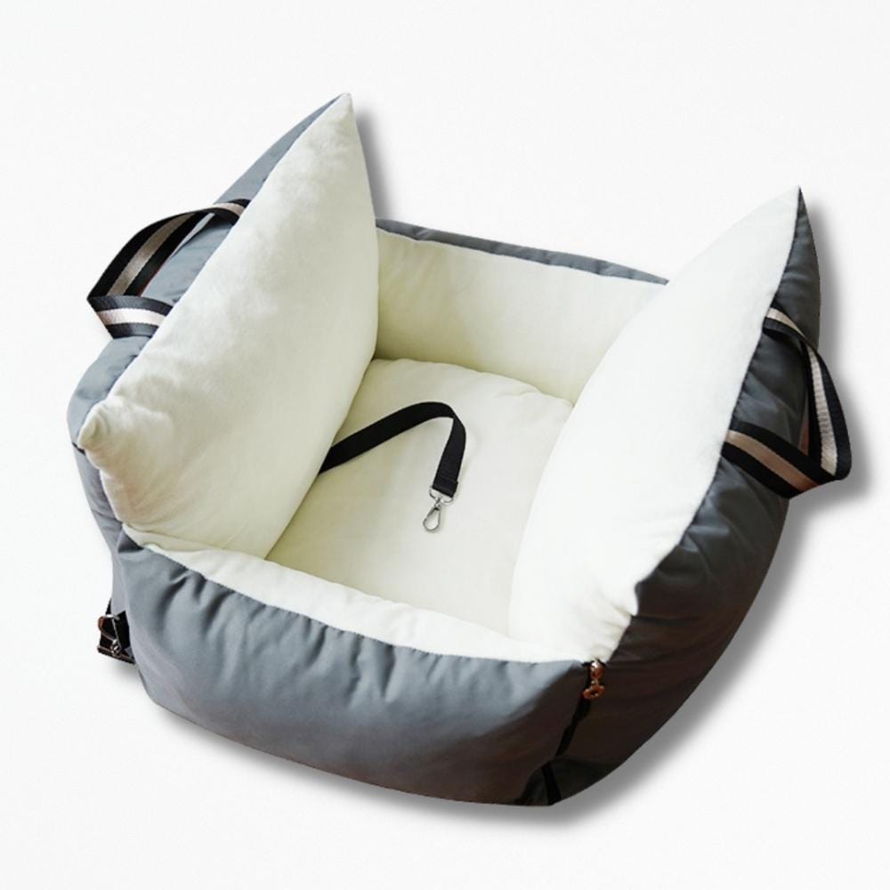 Coussin Pour Chien Déhoussable Lavable | NirvanaPillow™ 45 x 55 x 40 cm / Gris Foncé