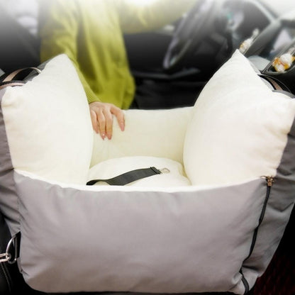 Coussin Pour Chien Déhoussable Lavable | NirvanaPillow™ 45 x 55 x 40 cm / Gris Foncé