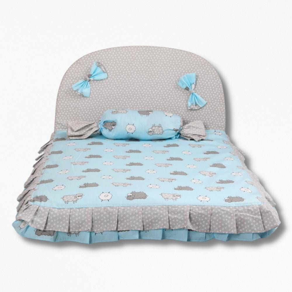 Coussin Pour Chiot | NirvanaPillow™ 56 x 44 x 36 cm / Bleu