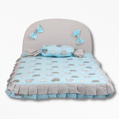 Coussin Pour Chiot | NirvanaPillow™ 56 x 44 x 36 cm / Bleu