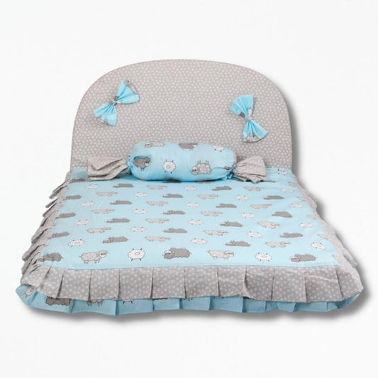 Coussin Pour Chiot | NirvanaPillow™ 56 x 44 x 36 cm / Bleu