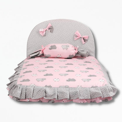 Coussin Pour Chiot | NirvanaPillow™ 56 x 44 x 36 cm / Rose