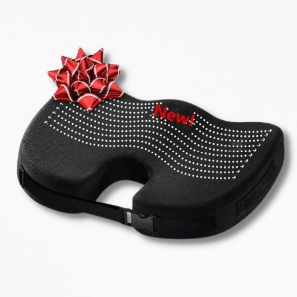 Coussin Pour Coccyx | NirvanaPillow™ 45x37x7 cm / Noir