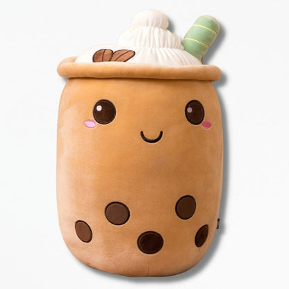 Coussin pour Enfant en Peluche | NirvanaPillow™ 48 cm / Marron