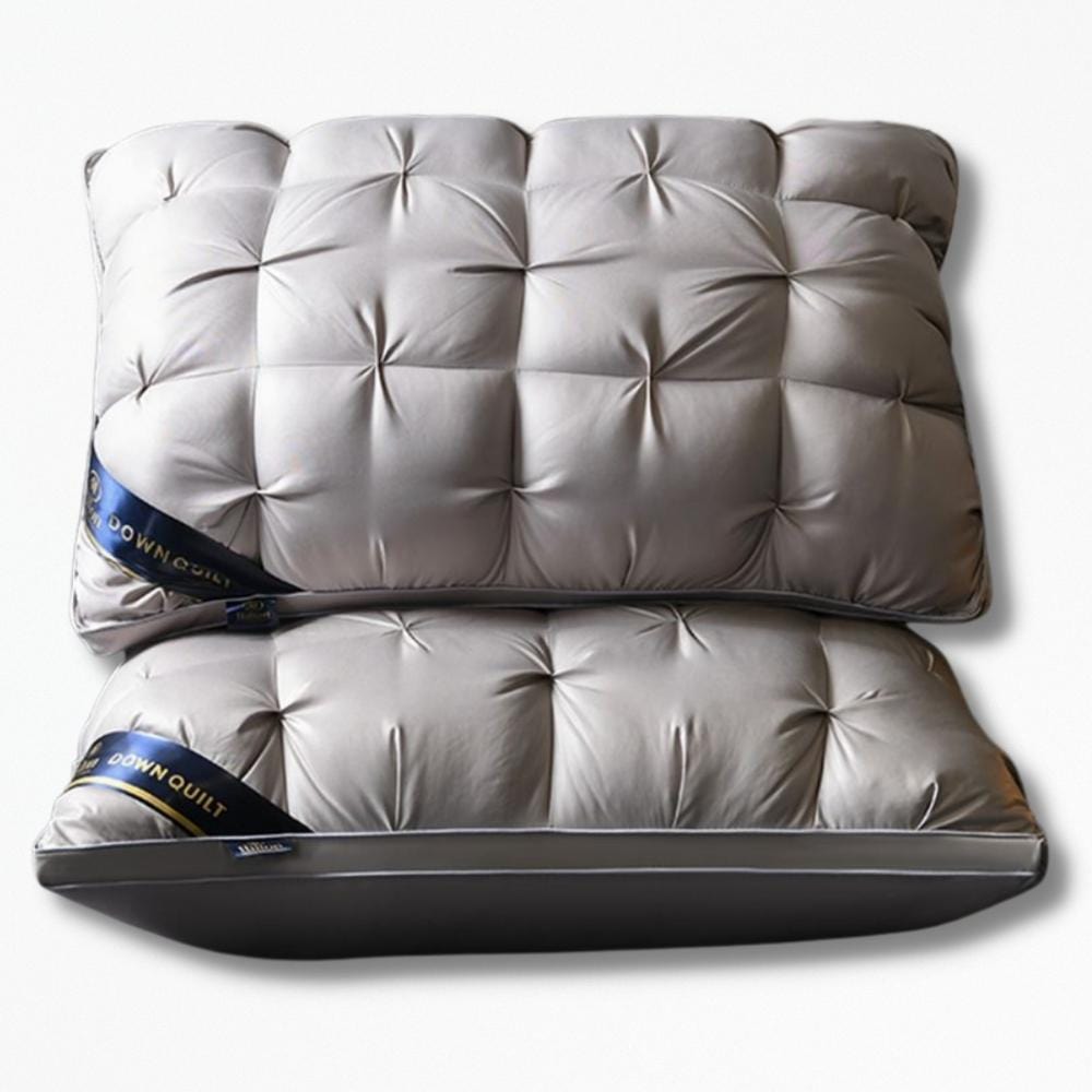 Coussin Pour le Dos Lit | NirvanaPillow™ 48 x 74 cm 800g / Gris