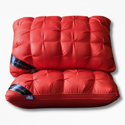 Coussin Pour le Dos Lit | NirvanaPillow™ 48 x 74 cm 800g / Rouge
