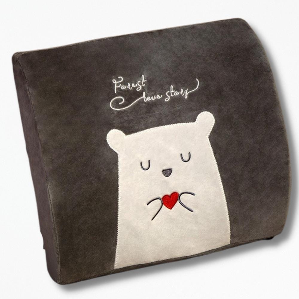 Coussin Pour Lombaire | NirvanaPillow™ 35x32x8cm / Chat Noir