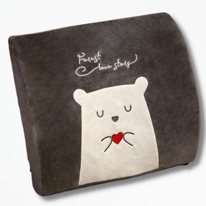 Coussin Pour Lombaire | NirvanaPillow™ 35x32x8cm / Chat Noir