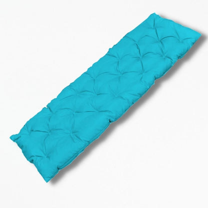 Coussin pour Salon de Jardin | NirvanaPillow™ 120x50x10 cm / Bleu