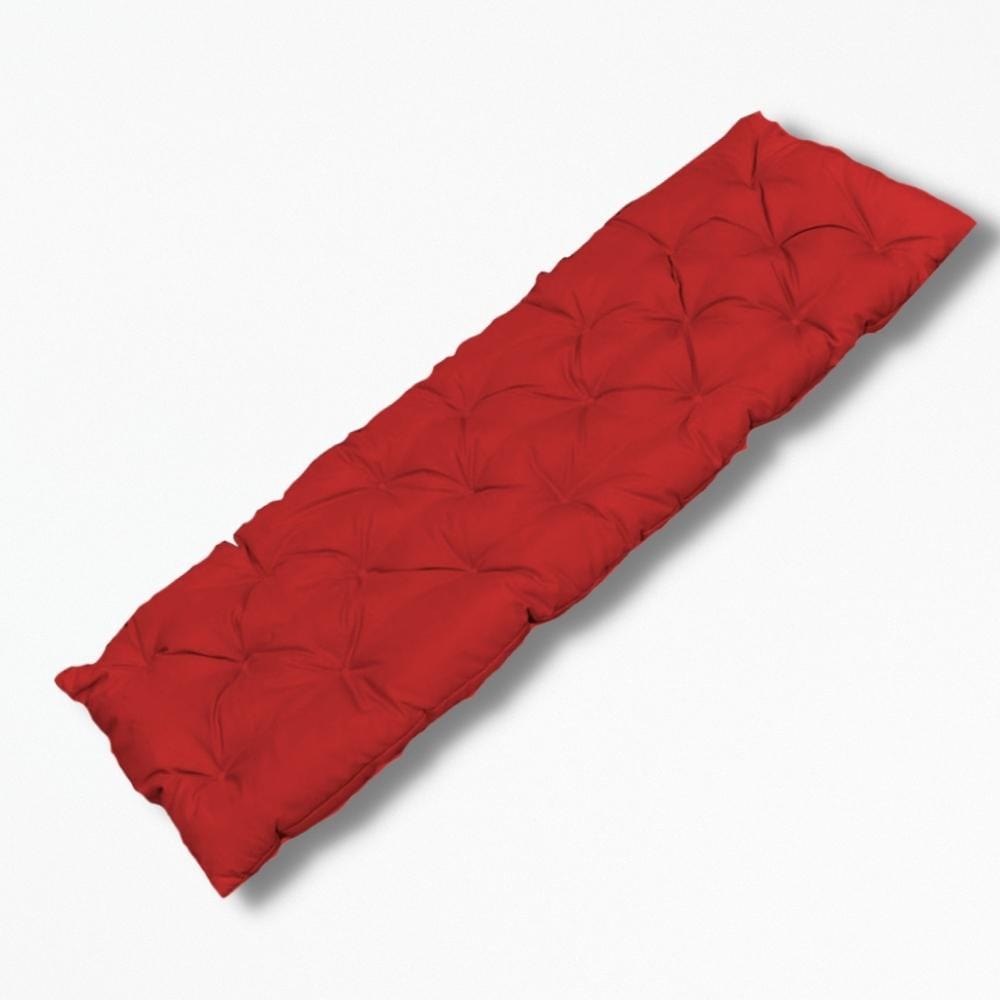 Coussin pour Salon de Jardin | NirvanaPillow™ 120x50x10 cm / Rouge