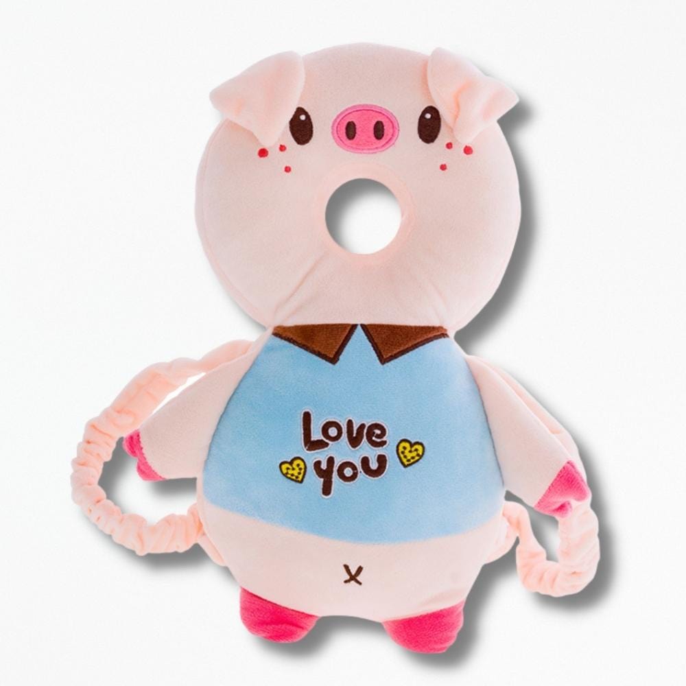 Coussin | Protection Tête Bébé  34x22 cm / Cochon