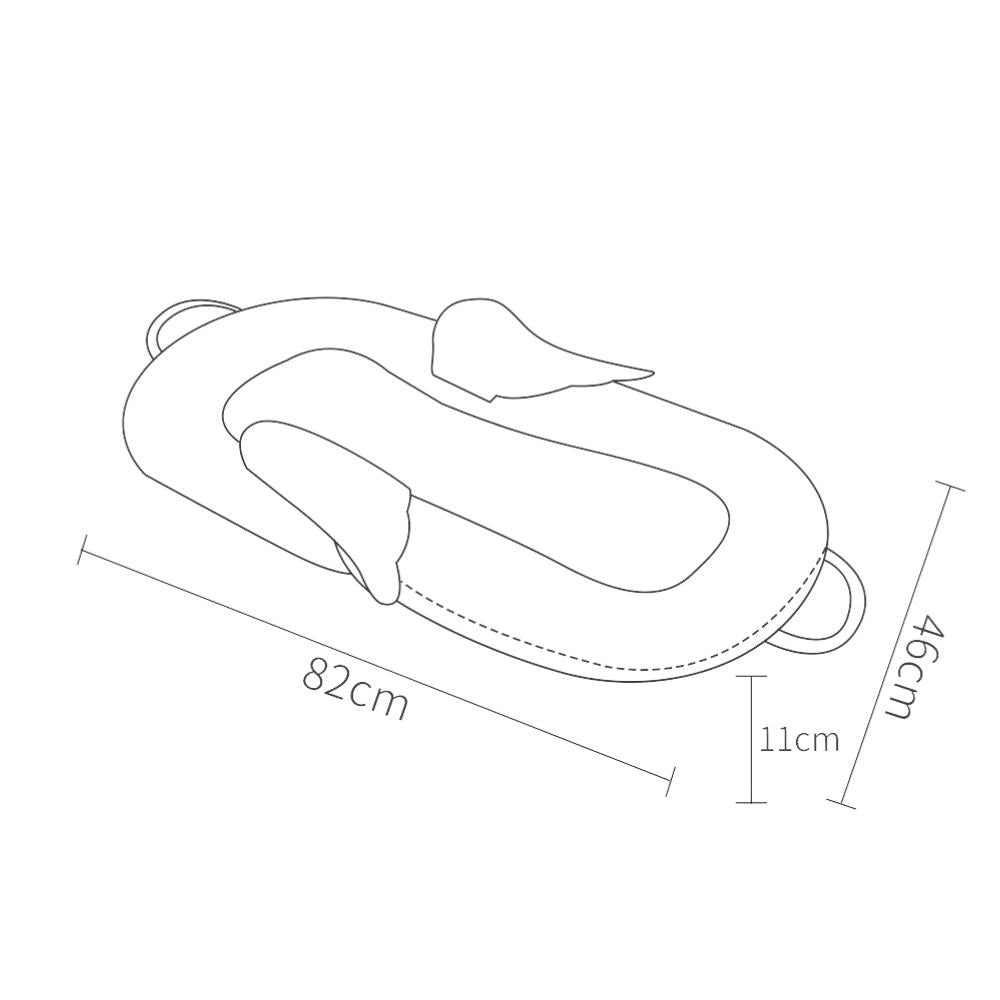Coussin | Réducteur Morphologique  82x46x11 cm / Blanc