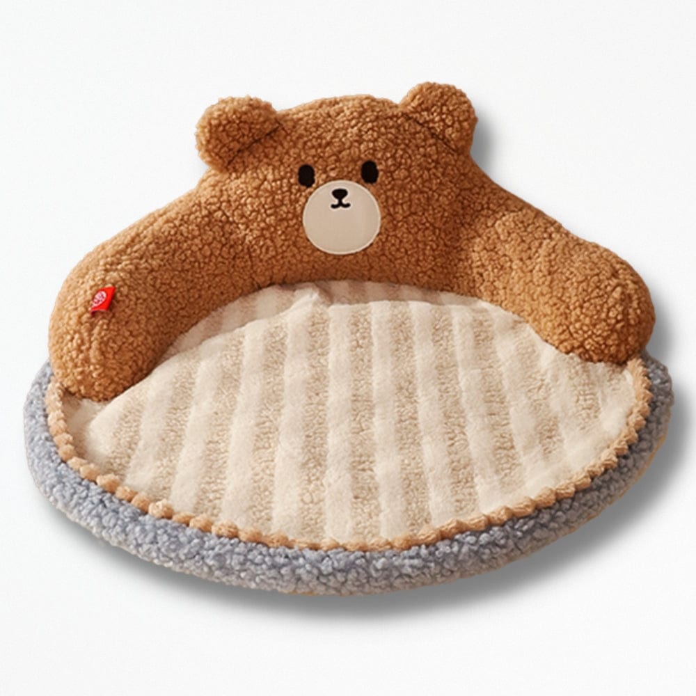 Coussin Relaxant pour Chat | NirvanaPillow™ 52 x 52 x 22 cm / Marron