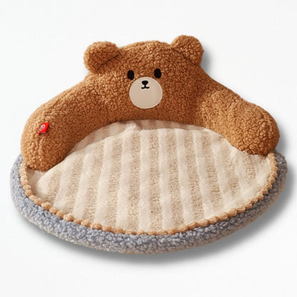 Coussin Relaxant pour Chat | NirvanaPillow™ 52 x 52 x 22 cm / Marron