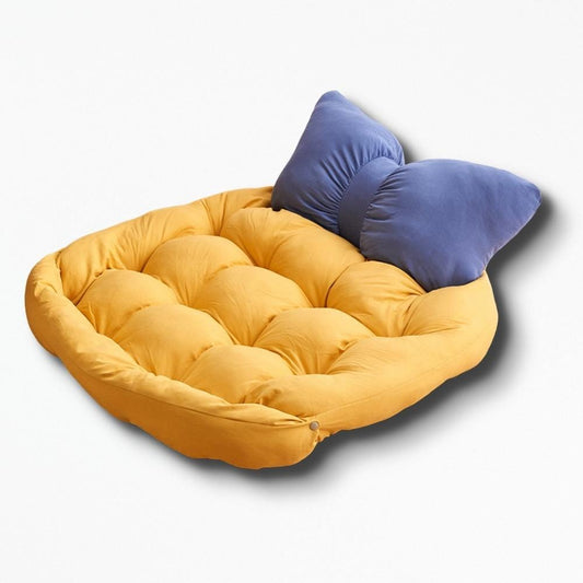 Coussin Relaxant pour Chien | NirvanaPillow™ 50 x 40 cm / Jaune