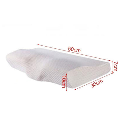 Coussin Repose Nuque | NirvanaPillow™ 50x30x7 cm / Blanc