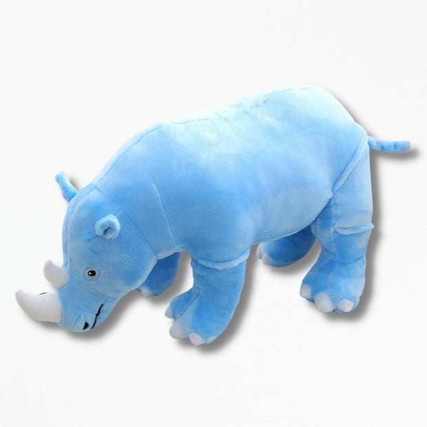 Coussin | Rhinocéros 40 cm / Bleu