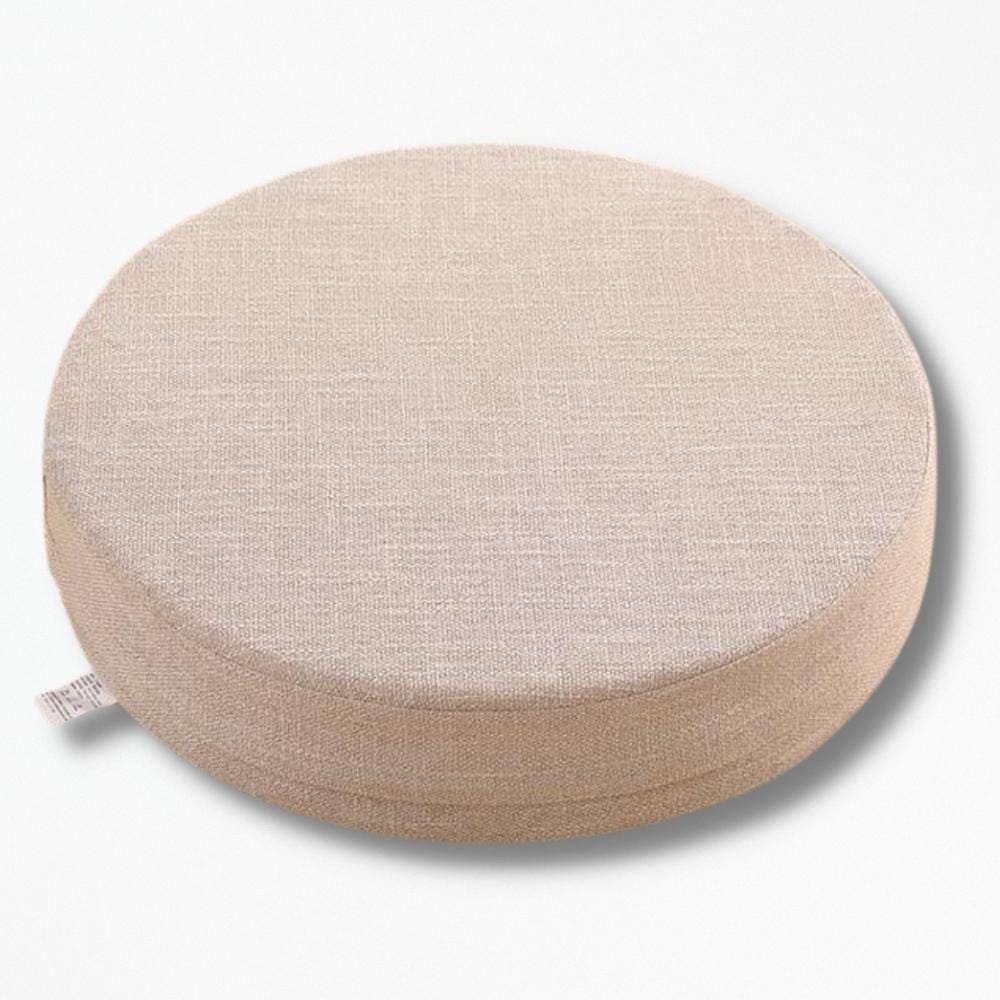Coussin Rond 40 cm | NirvanaPillow™ 40 x 6 cm / Blanc Cassé