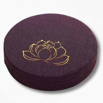 Coussin Rond 40 cm | NirvanaPillow™ 40 x 6 cm / Violet
