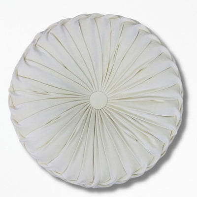 Coussin Rond Blanc | NirvanaPillow™ Blanc / 35x12 cm