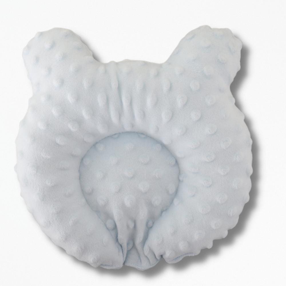 Coussin | Rond Pour Bébé Bleu Clair