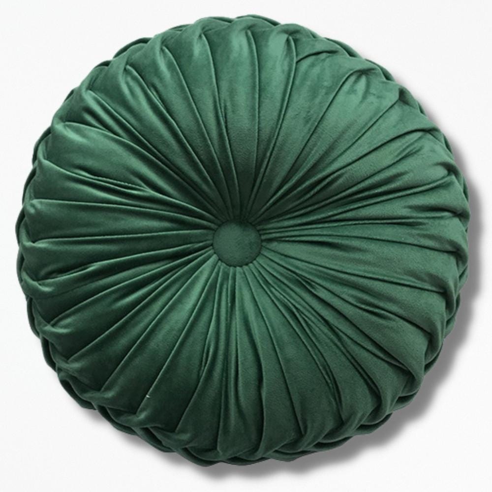 Coussin Rond Vert | NirvanaPillow™ 35x12 cm / Vert