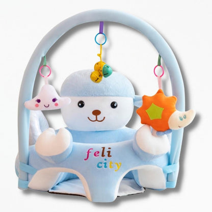 Coussin | Tapis de Jeu pour Bébé de 4 mois 55x55x40 cm / Bleu Ciel