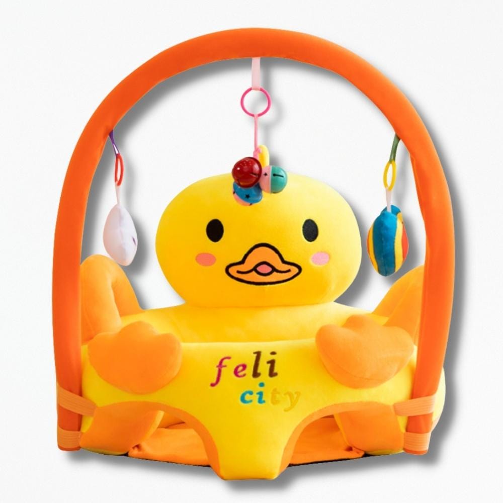 Coussin | Tapis de Jeu pour Bébé de 4 mois 55x55x40 cm / Jaune