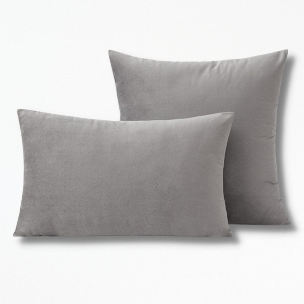 Coussin Velours Désigne | NirvanaPillow™ 30 x 50 cm / Gris
