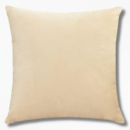 Coussin Velours pas cher | NirvanaPillow™ 60 X 60 cm / Beige