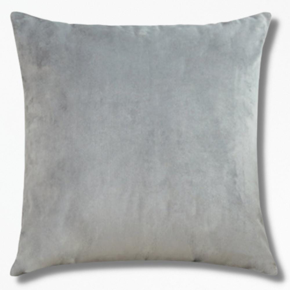Coussin Velours pas cher | NirvanaPillow™ 60 X 60 cm / Gris