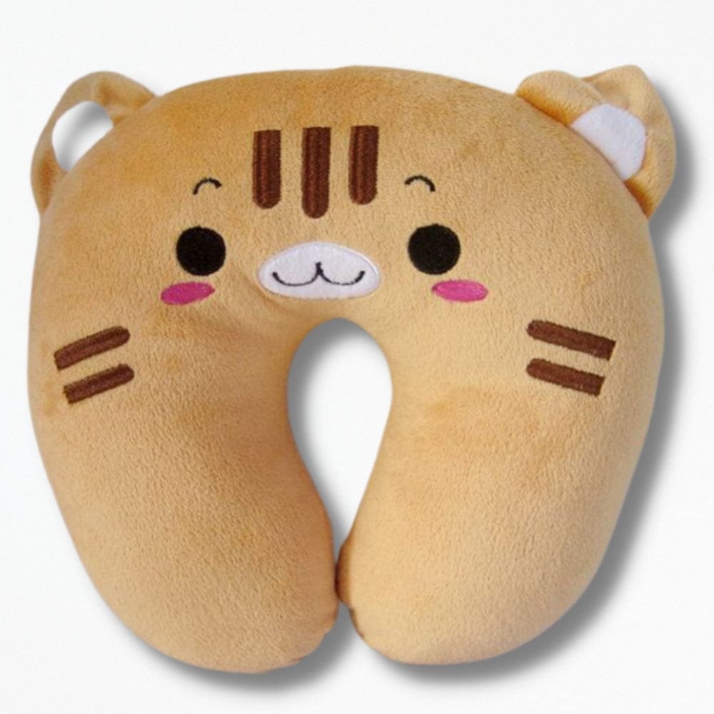 Coussin | Voiture Pour Cou Bébé 27x27x7 cm / Marron Clair