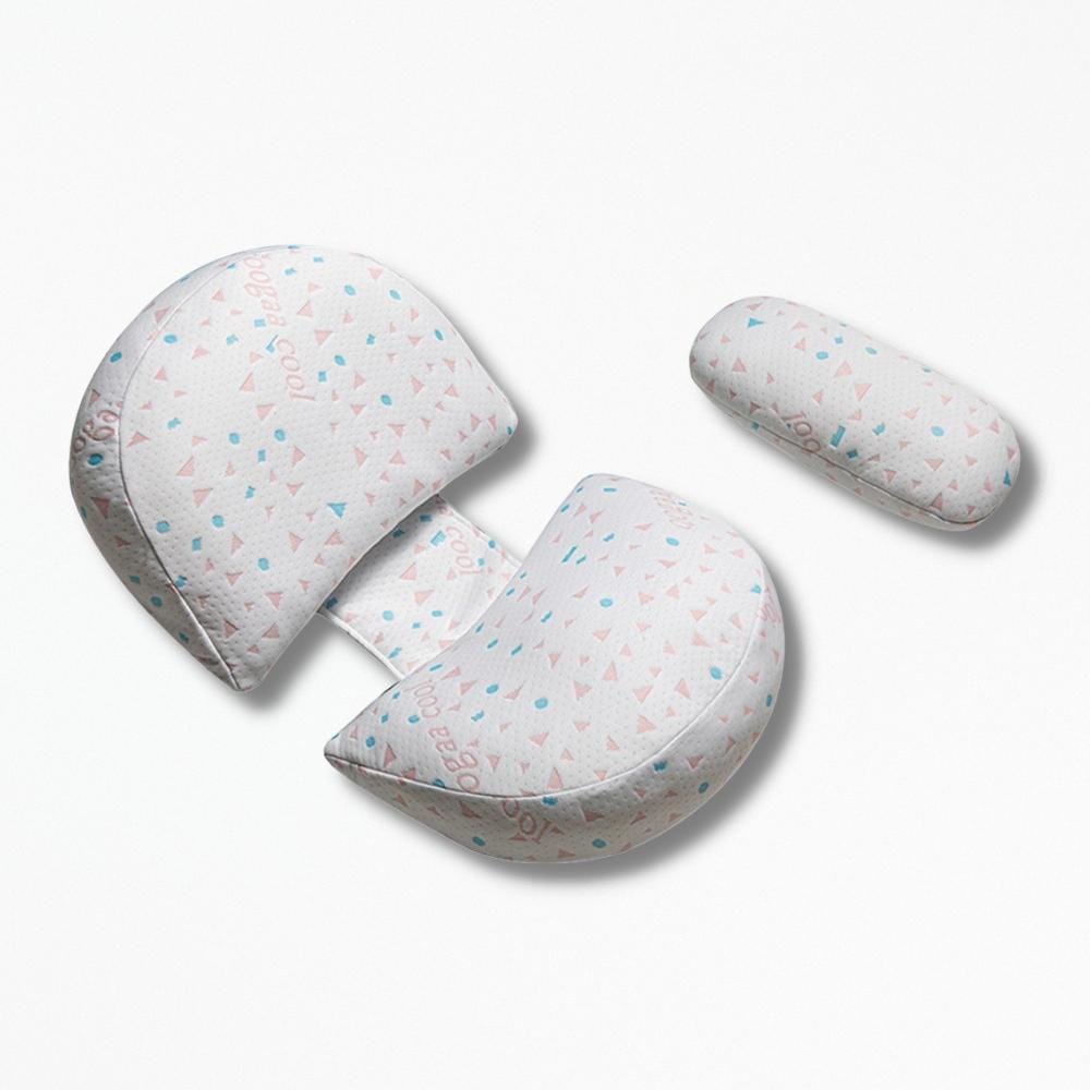 Coussins De Grossesse Et D'allaitement | NirvanaPillow™ 80x40x15 cm / Blanc