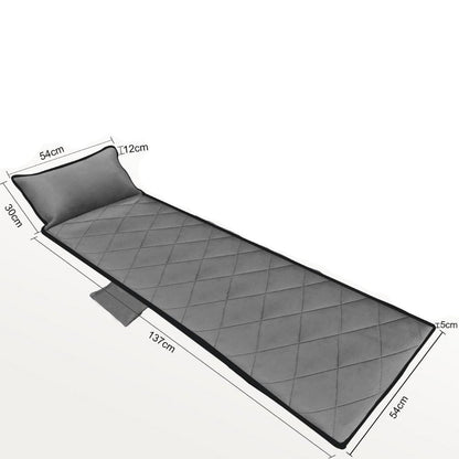 Coussins De Massage pour les Lits | NirvanaPillow™ 167 x 54 cm / Gris