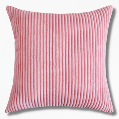 Coussins Epais en Velours Côtelé | NirvanaPillow™ 30 x 45 cm / Rose Clair
