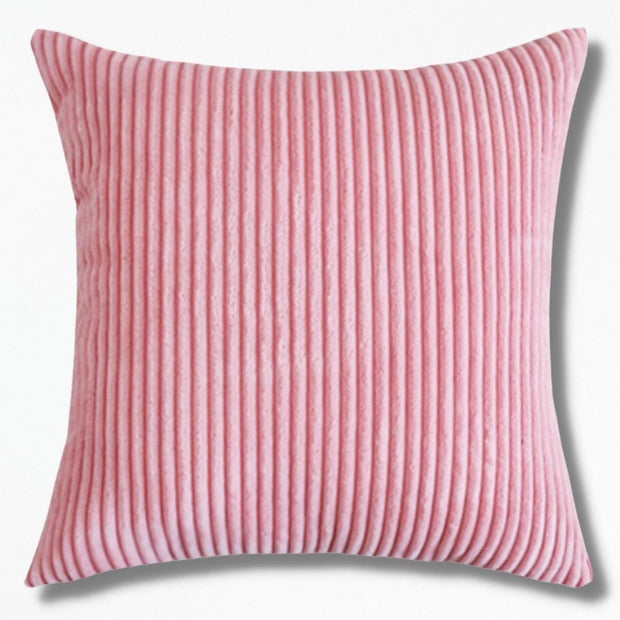 Coussins Epais en Velours Côtelé | NirvanaPillow™ 30 x 45 cm / Rose Clair