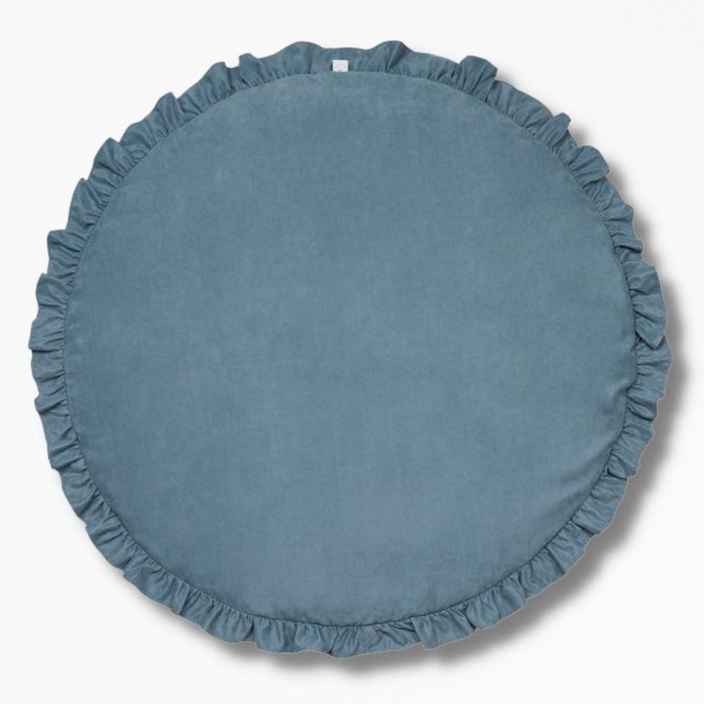 Gros | Coussin de Sol pour Bébé 95 cm / Bleu Gris